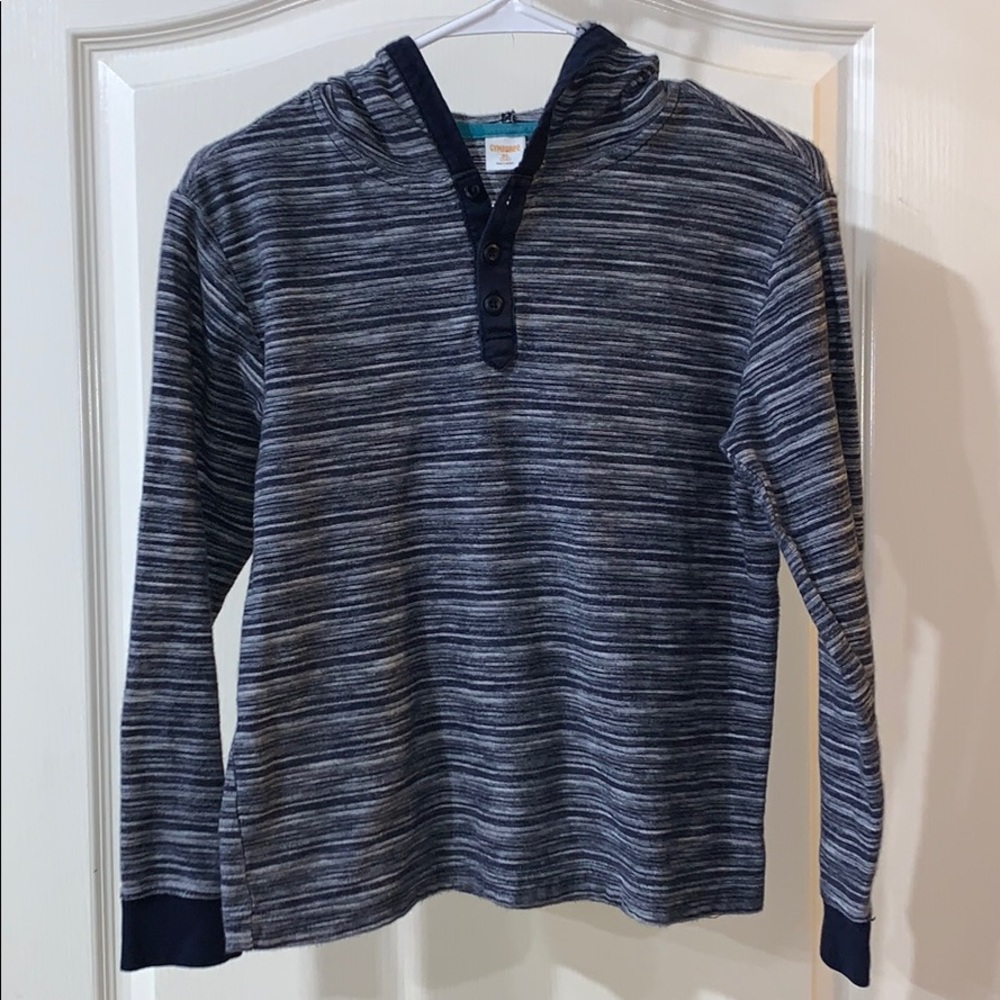 Navy hoodie barely worn long sleeve Gymboree